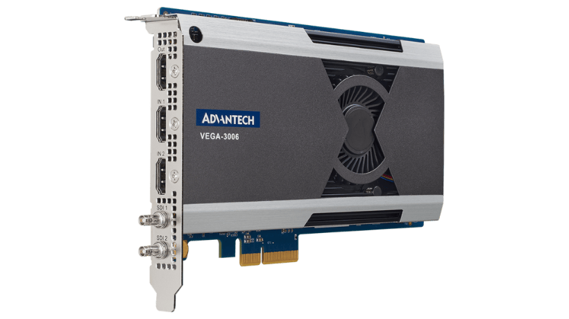 VEGA 3300 和 VEGA 4000 系列超高清影像和 AI 加速PCI Express 介面卡能夠以超低功耗進行低延遲處理。