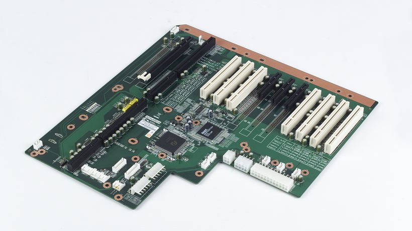 12-slot Dual Segment PICMG 1.3 Backplane; One CPU Card, One PCIe x16, 4PCI per Segment, RoHS