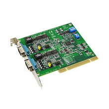 2 port RS232/422/485 PCI Communication card with Surge