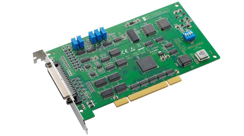 100 kS/s, 12-bit, ゲインの高い16-チャンネル ユニバーサル PCI 多機能カード