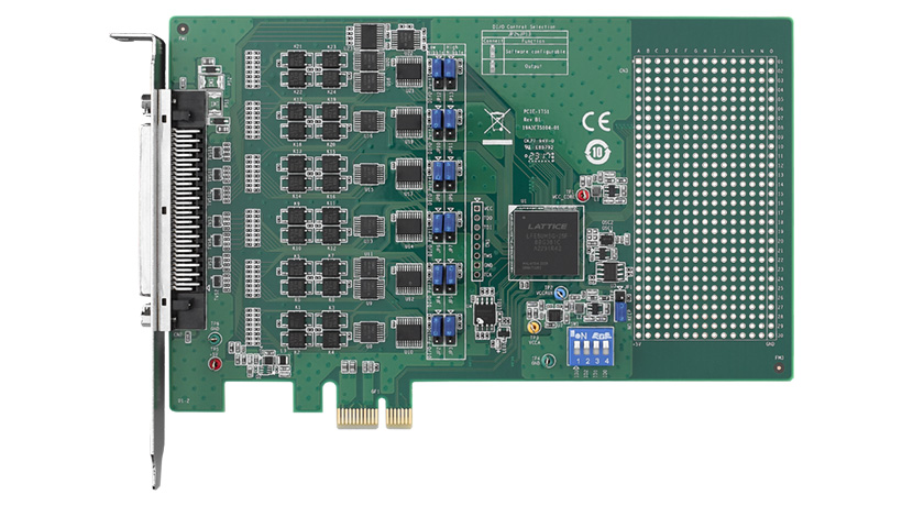 48-channel Digital I/O and 3-channel Counter PCI Express