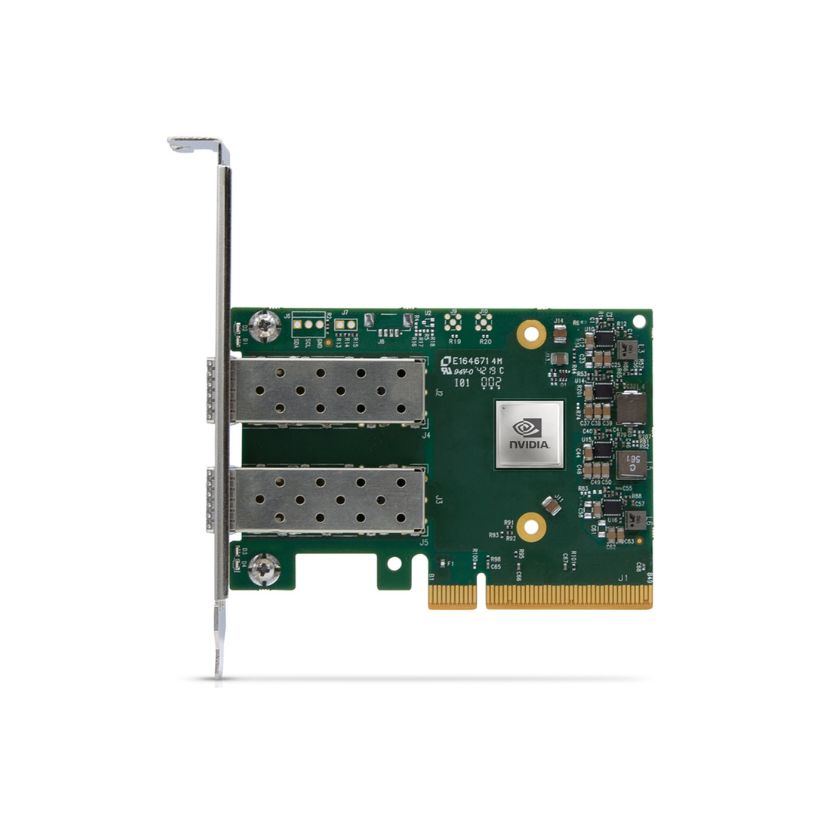 Dual 25G fiber SFP28 NIC w NVIDIA ConnectX-6
