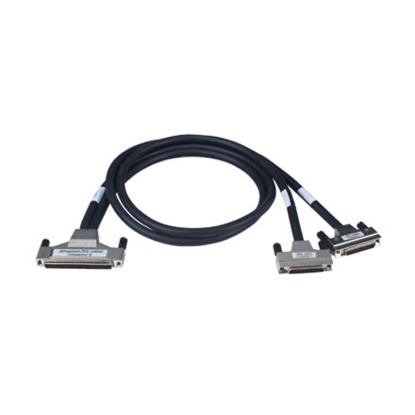 SCSI-100 to 2*SCSI-50 Shielded Cable, 2m