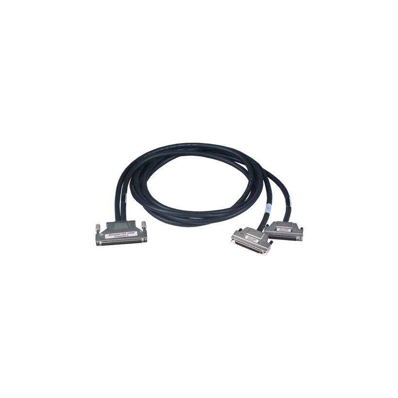 SCSI-100 to 2*SCSI-68 Ribbon-Type Cable, 1m
