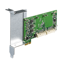 PCIe to mPCIe card w/ iDoor PCIe I/O plate iDoor Module