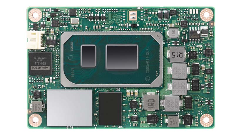 11th Gen. Intel<sup>®</sup> Core™ Processor U-Series COMe<sup>®</sup> Mini Type 10 development board