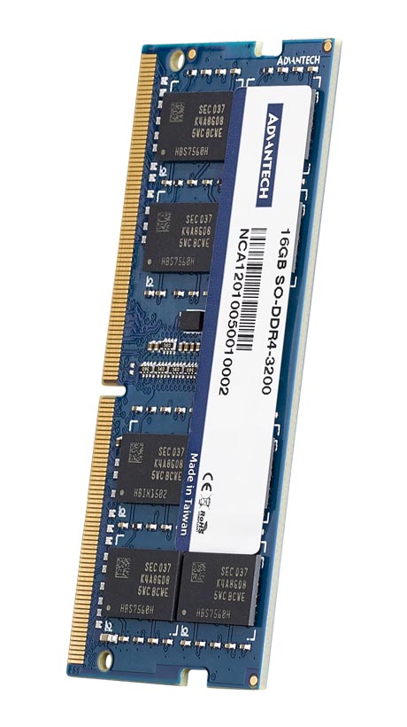 Industry Memory, SODIMM DDR4 2666 16GB 1024x8, wide operating temperature (0-85), SAM-C