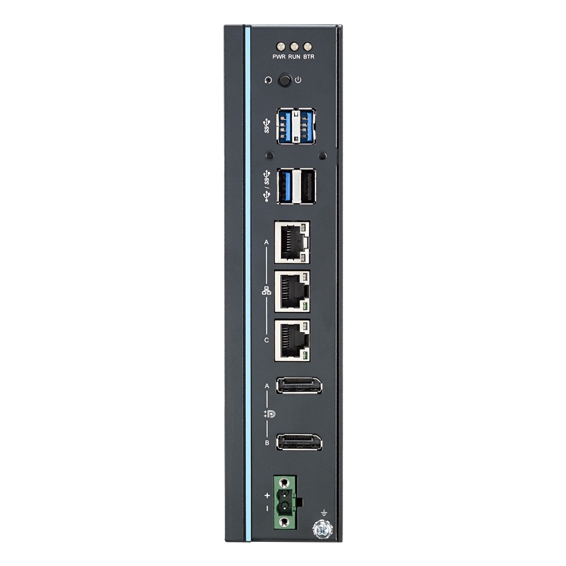 High-performance DIN-rail Control Computer with Intel 11th Gen Tiger Lake  Core i7/i5/i3 CPU, 8GB RAM