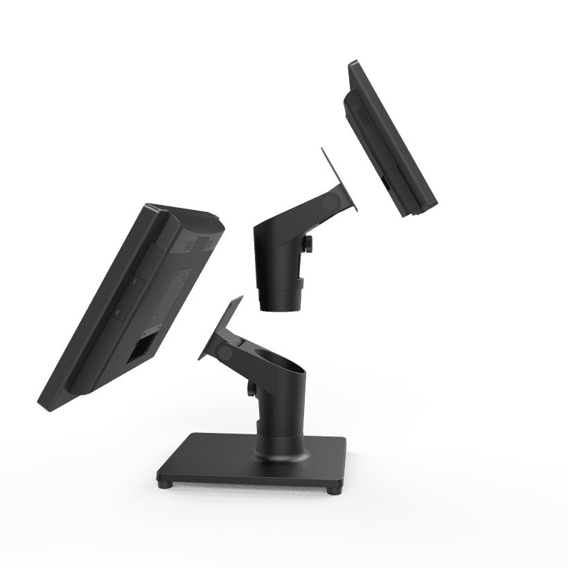 USC-A-STAND-2 - Avalo tube for 2nd display,black - Advantech