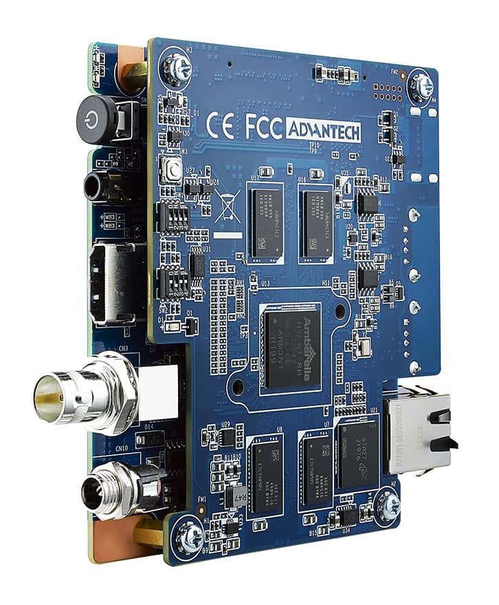 VEGA-2001 - 4K HEVC/AVC Real-Time Encoder and Streaming Module - Advantech