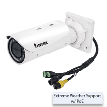 VIVOTEK IB9381-EHT 5MP Bullet IP Camera, 2560x1920, 30fps, Vari-focal 4-9mm lens, H.265, H.264, MJPEG, PoE,  Vandal-proof IK10, IP66, 30m IR, Wide Temperature