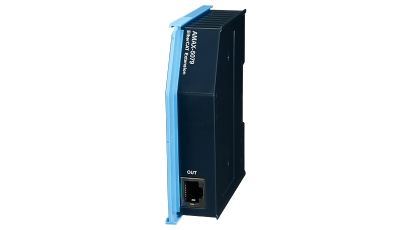 The AMAX-5000 infrastructure modules construct the power systems of EtherCAT networks, and extend the EtherCAT network to support 3rd party device.