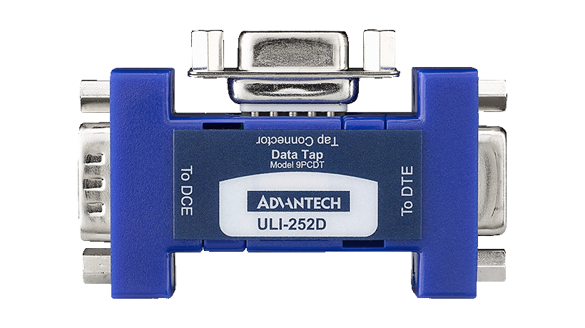 RS-232 Data Tap monitors and records serial data streams. RS-232 Modem Data Splitter connects two PCs to one peripheral without switching.