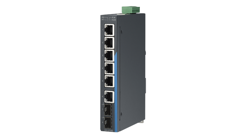 Industrial Layer 2 managed Ethernet switches with DIN-rail mounting, providing reliable connectivity, advanced network management, and stability.