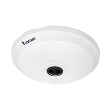 VIVOTEK FE9181-H 5MP Indoor Day/Night Fisheye Dome IP Network Camera,  360° Surround View, 1.47mm Fixed-focal Lens, 1920x1920, 30fps, H.265, H.264, MJPEG, PoE