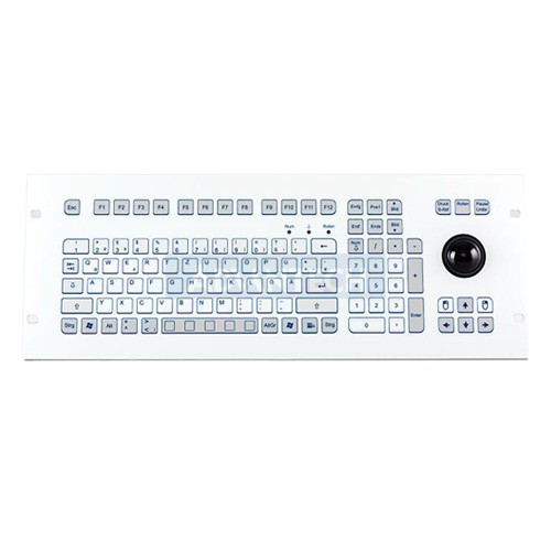 Xkb I105b E4u5u I1 Indukey Tks 105c Tb38 Fp 4he Usb Tks 105 Key Ip65 Trackball 38mm Front Panel Embedded 4ru Usb Advantech