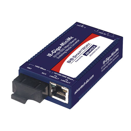 IMC-370I-SM-PS - Mini Hardened Media Converter, 1000Mbps, Single mode ...